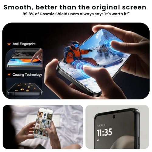 Image of Tempered Glass Screen Protector Guard for Motorola G77 Power | Anti Reflection Technology, Military Grade, Extreme Touch Response, Installation Kit