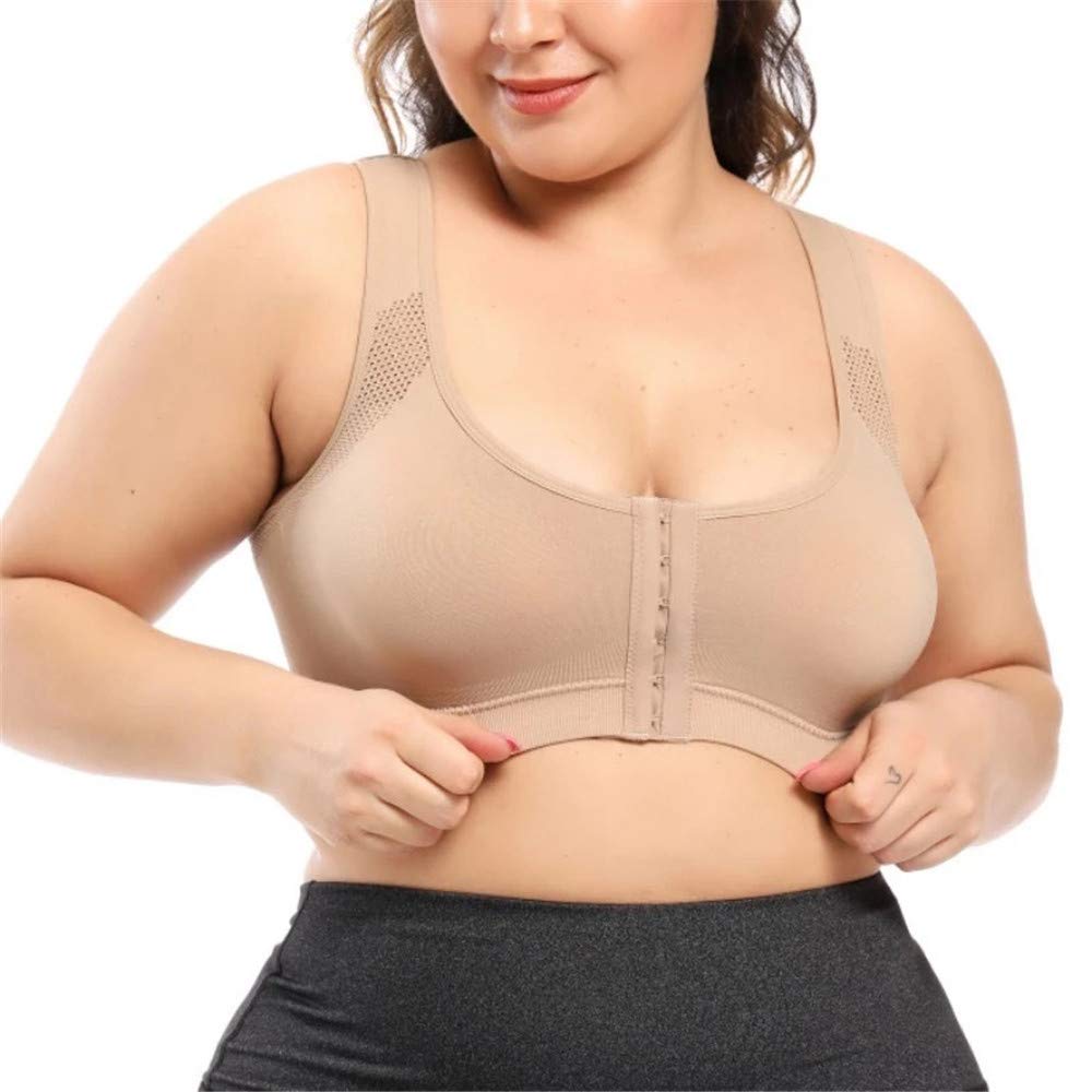 LYGBAOFUL Upgrade Sujetador Deportivo de recuperación con Cierre Frontal postoperatorio para Mujer con Acolchado extraíble
