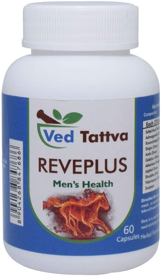 Ved Tattva Reveplus 60 Capsules, Ayurvedic Herbal Supplement, natural (VTA7686)
