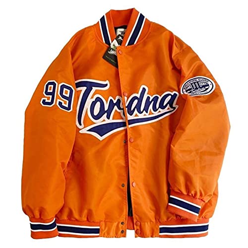 Veste de baseball grande taille coupe oversize ample pour masquer les imperfections