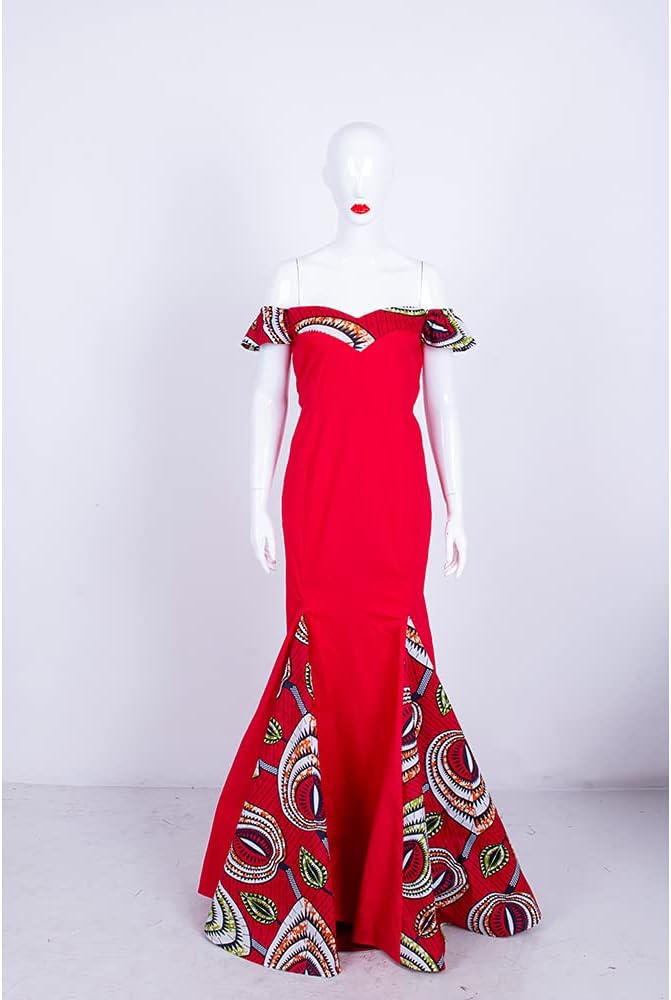 African Dress for Womens Elegant Ankara Mermaid Botswana Ubuy