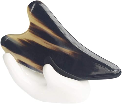 EXCEART Masajeadores de ojos, placa de raspado, herramienta de masaje para raspar, 1 unidad (negro floral de 4.3 in de grosor) multiherramientas