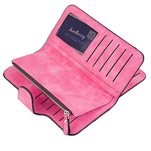 Multi-card Wallet for Women Leather Clutch Purse Long Ladies Credit Card Holder Organizer Travel Purse2