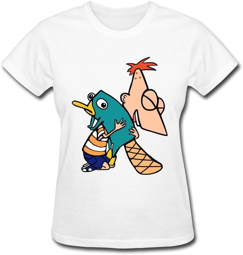 Alma Harriet Women's Phineas and Ferb Hugs Perry T Shirt XXXXL