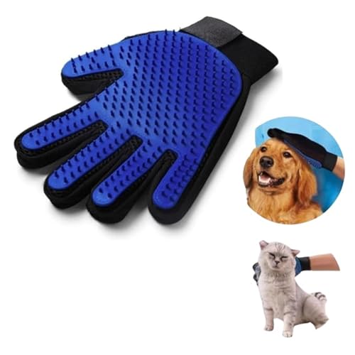 Luva Pet Removedora Pelos Cães Gatos Escova Nano Magnética Petshop Banho Limpeza Massageie Pet Estim