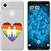 Produktbild PhoneNatic Case kompatibel mit Google Pixel 3 Silikon-Hülle Pride Frauen M4