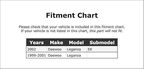 Miniatura 2 de Cilindro maestro de freno compatible con Daewoo Leganza SE 1999 2000 2001 2002 PC-737201