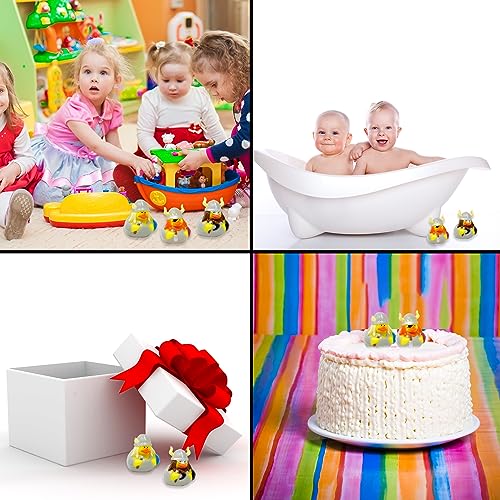 Viking Unique Duckies - 12 Rubber Ducks for Medieval Party Supplies, Viking Decorations, Knight Party Theme, Jeep Ducking, Novelty Characters