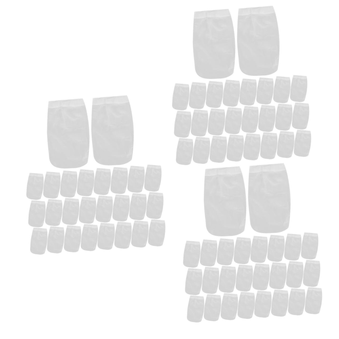 INOOMP 90piezas Calcetines De Limpieza para Piscina De Filtro De Malla Fina Adecuado para Depuradoras De Piscinas Subterráneas Suelo Atrapa Impurezas y Residuos Pequeños