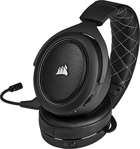 ایگرد | قیمت و خرید Corsair HS70 Pro Wireless Gaming Headset (7.1 Surround  Sound, Ultraniedrige Latenz, 12 Meter Reichweite, Federleichtes Design,  Abnehmbares Rauschunterdrückung-Mikrofon, für PC und PS4) carbon
