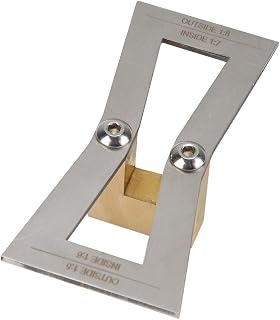 Stainless Steel Dovetail Gauges Woodworking Tool Dovetail Wood Marking Connection Ruler (No Scale)