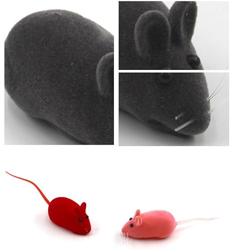 Brinquedo Para Gatos Kit 3 Ratinhos Coloridos Com Apito Pets