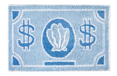 Cute Money Rug Cartoon Funny Cool Small Throw Rugs for Girls Bedroom Kids Bathroom Kitchen Dorm Non Slip Machine Washable Soft Shag Accent Floor