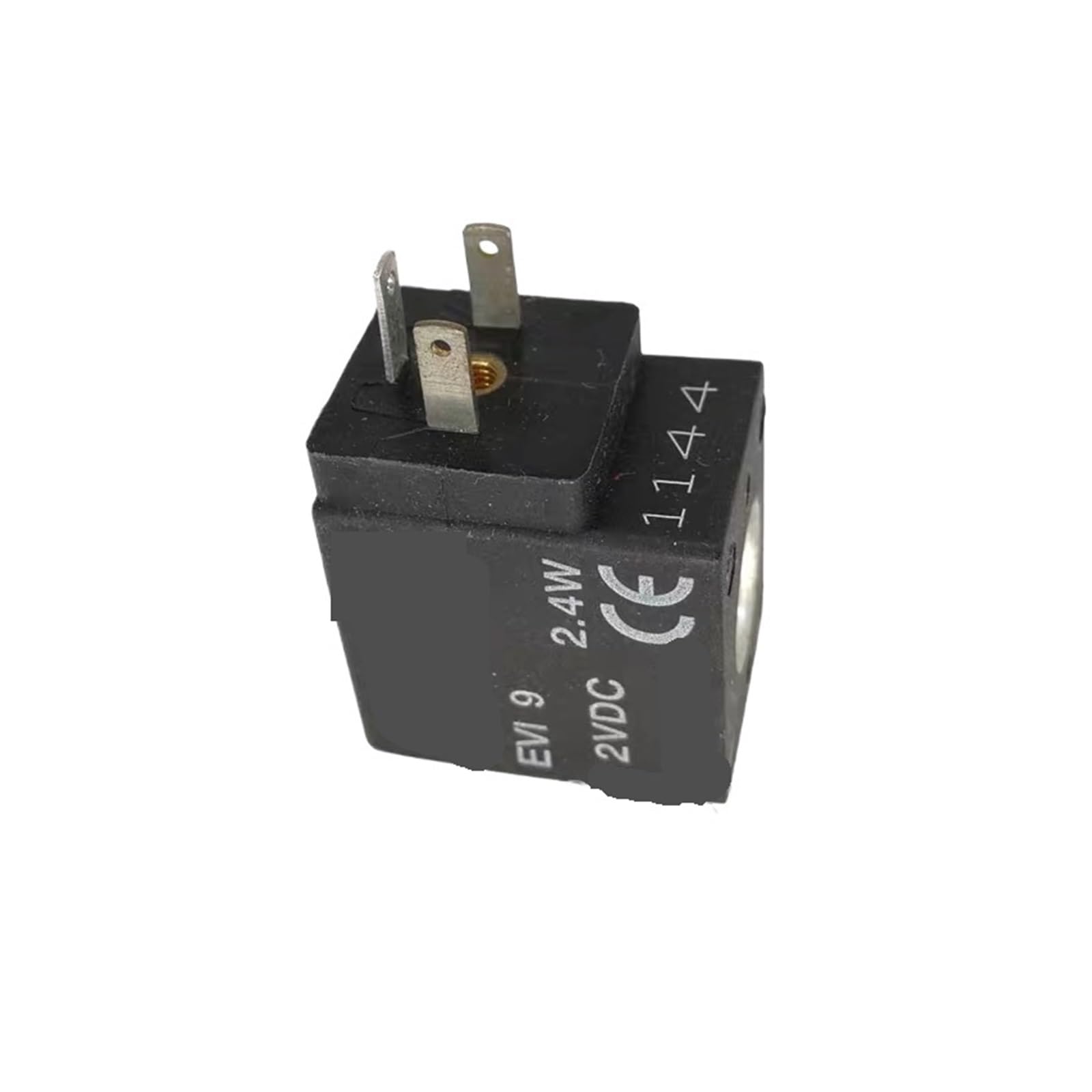 Xgteahhc Evi9 Dc12v 2.4W Evi9 Dc24v Dc12v Ac110v Ac220v Solenoid Valve Coil Evi 9 Inner Aperture：8mm Height：23.3mm