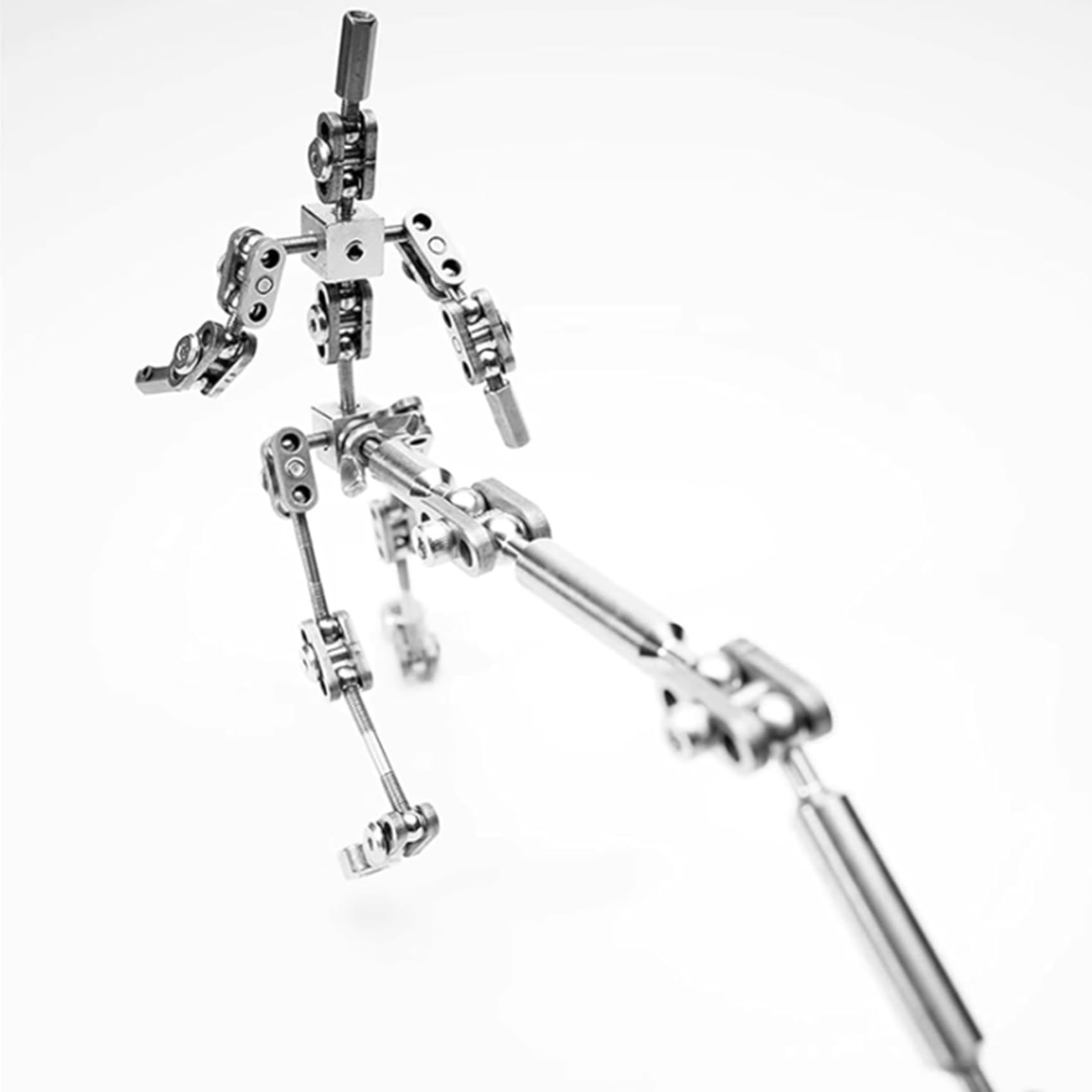17cm,Zrób to sam: Metalowe figury szkieletów marionetek 12-20 cm, zestaw armatury do animacji poklatkowej, łatwy montaż do projektowania postaci i kreatywnej zabawy