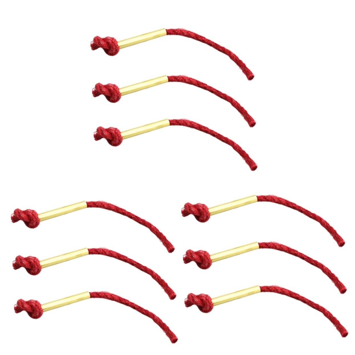 Toddmomy 3sets Camping Essential Waxed Fire Rope Aluminum Sleeve Safe for Outdoor Activities Perfect for Hiking Adventure 3pcs*3