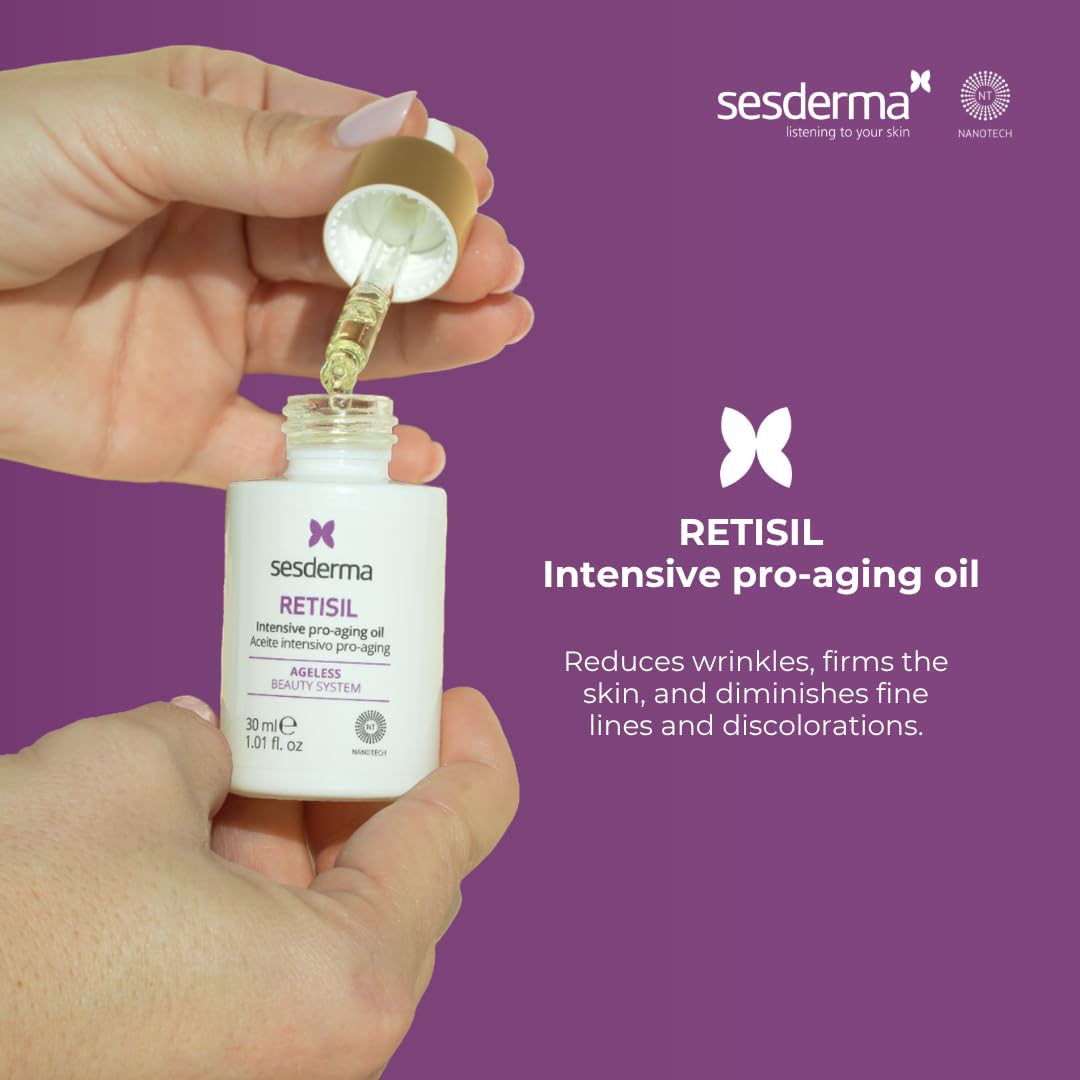 Sesderma RETISIL Intensive Pro-Aging Oil | Ageless Beauty System, 1.0 fl oz