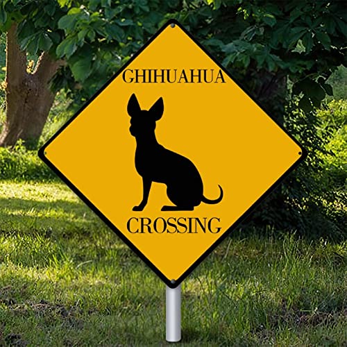 Panneau chihuahua vintage pour sublimer votre salon ou jardin