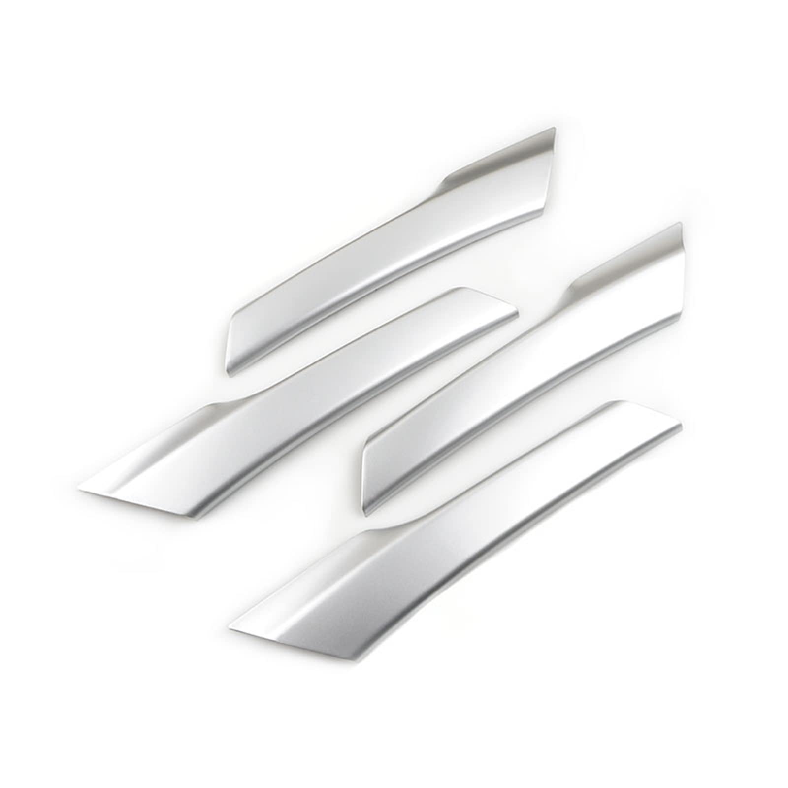 OEXRIGRU Car Interior Door Handles for VW for Tiguan 2008-2016 Car Interior Door Armrest Handle Pull Cover(Silver)