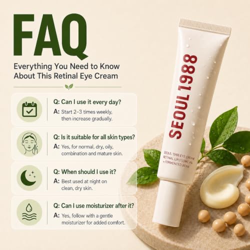 Image of KIMEE Seoul 1988 Eye Cream Retinal Liposome 4% Eye Cream with Fermented Soybean & Niacinamide - Anti-Aging Under eye for Wrinkles, Dark Circles, Pigmentation & Skin Elasticity, 30ml