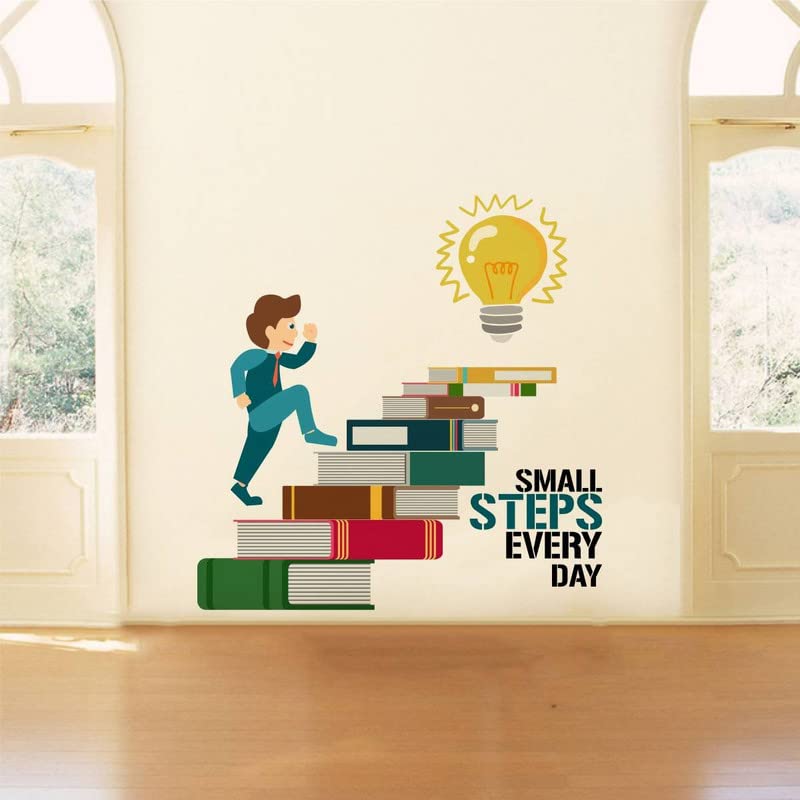 Byte Shop Small Steps Every Day Motivation Quote Large Size Wall Sticker (Wall Coverage Area - Height 85 cms X Width 85 cms)(Pack of 1) (B0CR7SQ3P4) Amazon Price History, Amazon Price Tracker
