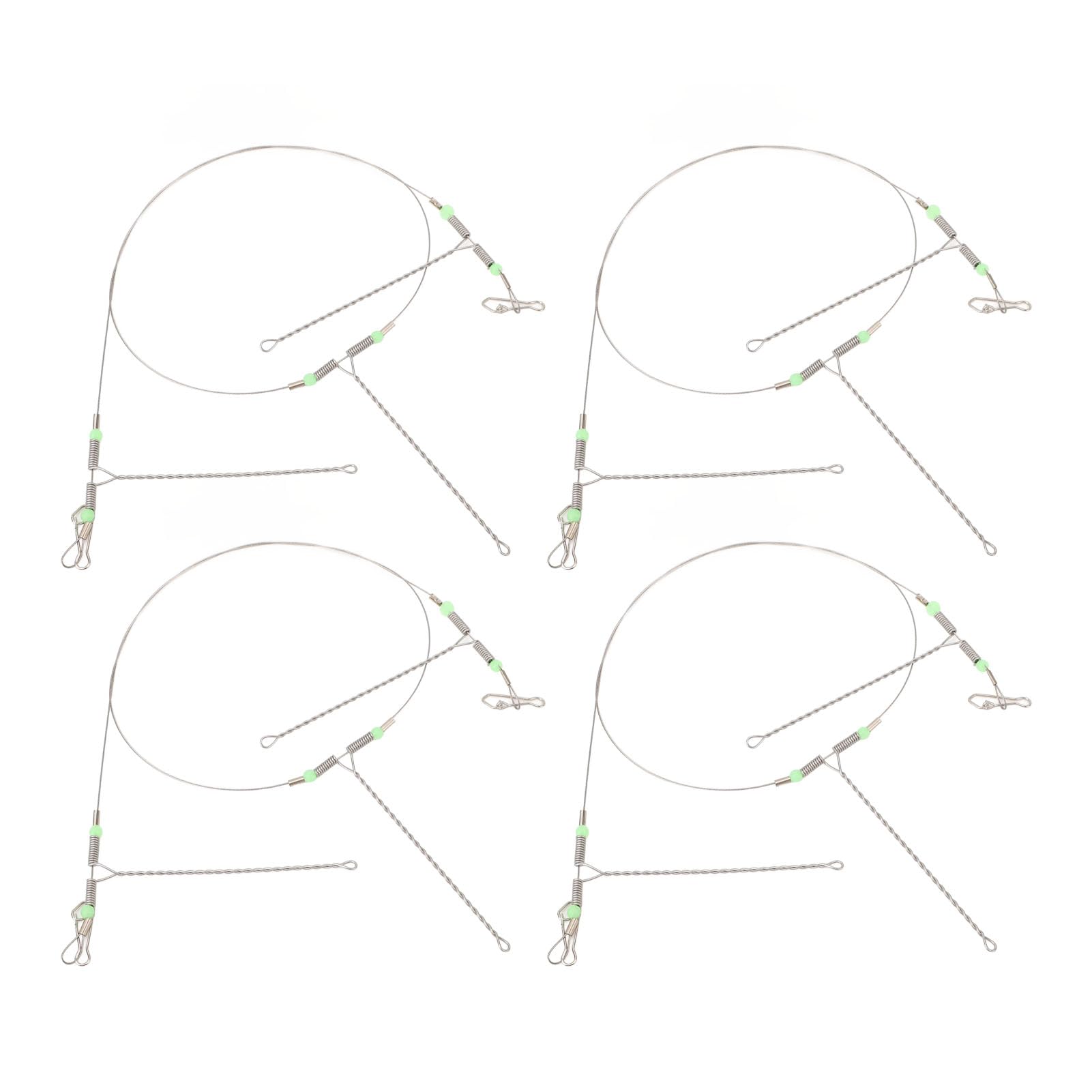 Stainless Steel Fishing Lures Wire, Anti Tangling, High Strength Wire Leaders for Saltwater Tackle Rig Accessory Leaders & Leader Rigging (3 Group)