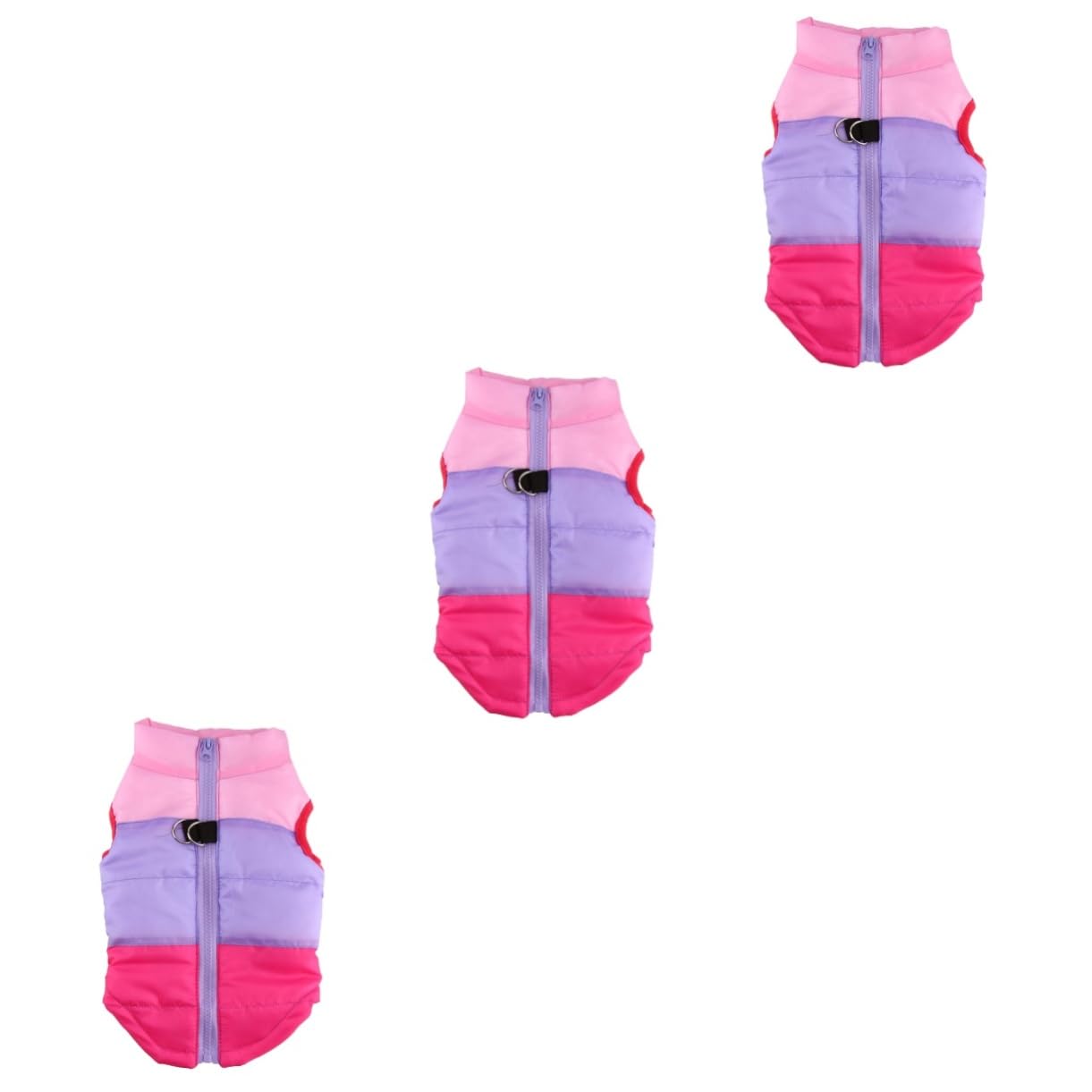 BESPORTBLE 3pezzi Gilet Invernale per Cani di Taglia XL Abbigliamento per Animali Domestici Rosa Veste Calda e Traspirante per attività all Aperto Protezione Ottimale Contro Freddo e Vento