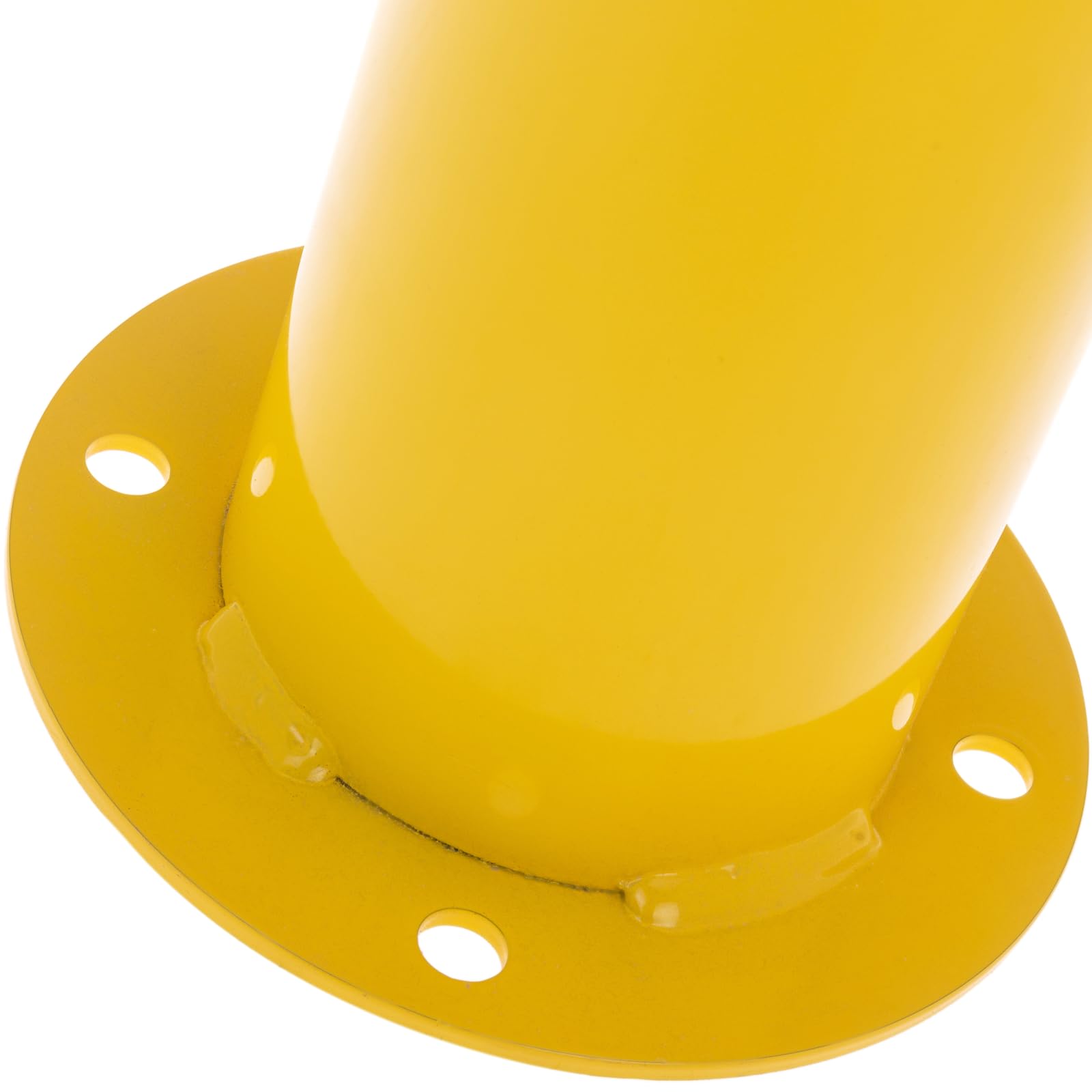 PrimeMatik Pilona bolardo de Acero Amarilla 110 x 960mm