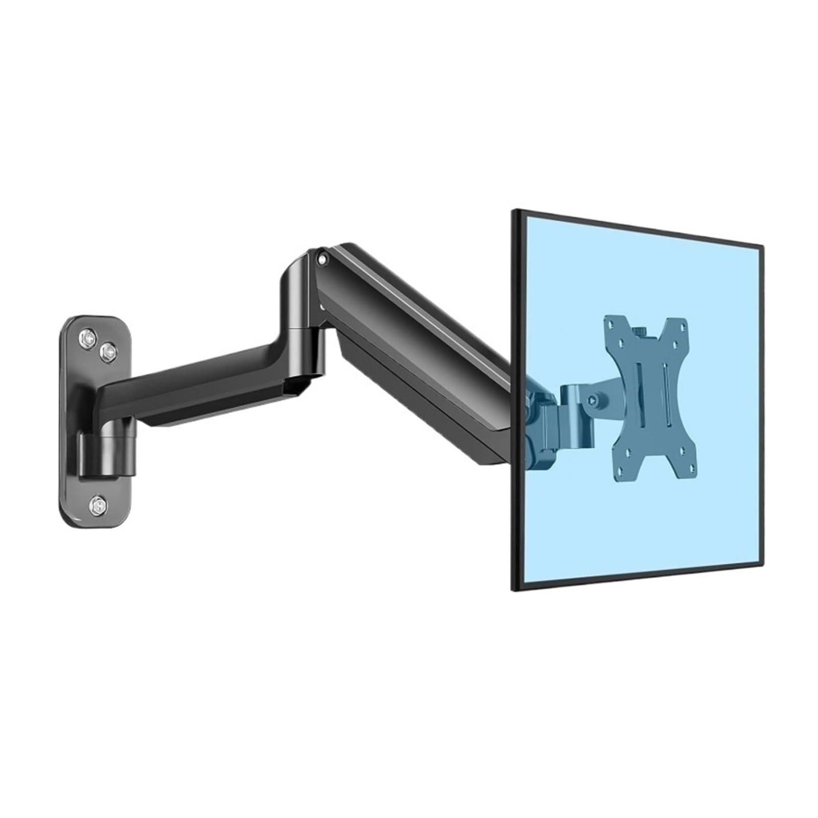 Ikpgbzxm One Color Aluminum Alloy Wall-Mounted Monitor Screen Bracket With Gas Spring Suspension