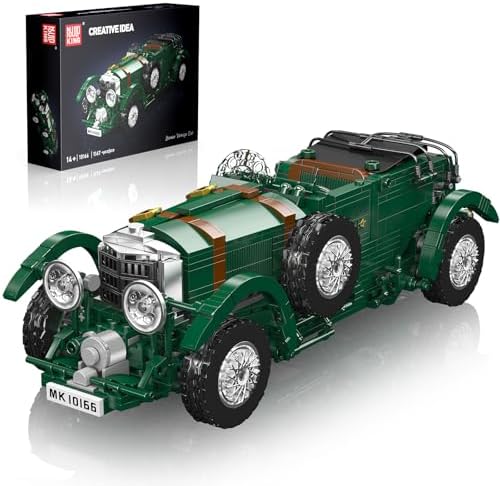 Mould King Oldtimer Bausatz, 10166 Klassiker-Auto Modell, MOC Bausteine Set für Erwachsene und Jugendliche ab 14 Jahren (1147 Teile)