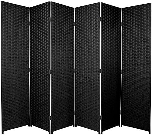 BlueBoxInnovations ENTWINE SQ Black Colour Handmade 6 Pane panel Room Divider/Splitter Screens