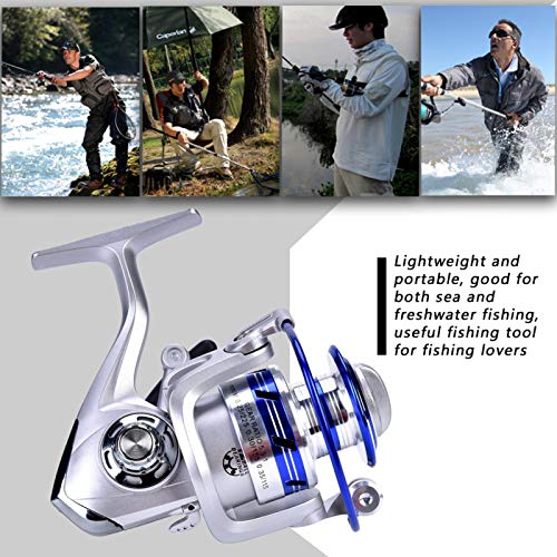 Alomejor Angelrolle Rad Faltbare Salzwasser-Spinnrolle mit Korrosionsschutz 2000 3000 4000 5000 Series – Bild 6