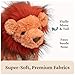 GUND Cozys Collection Lion Plush Stuffed Animal for Ages 1 and Up, Orange/Red, 10