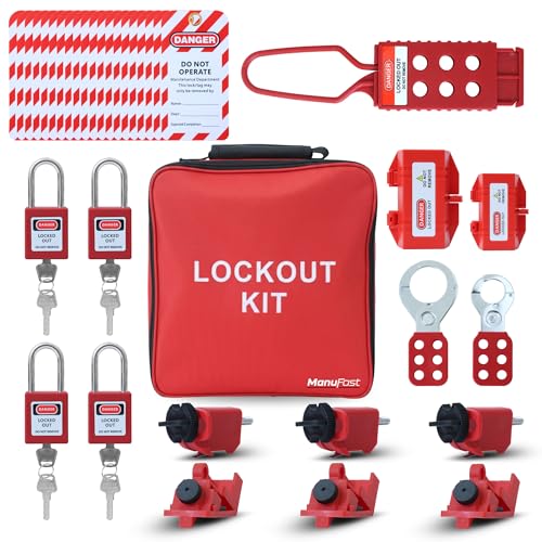 Lockout Tagout Electrical Kit | Clamp-On Circuit Breaker Lockout, Group