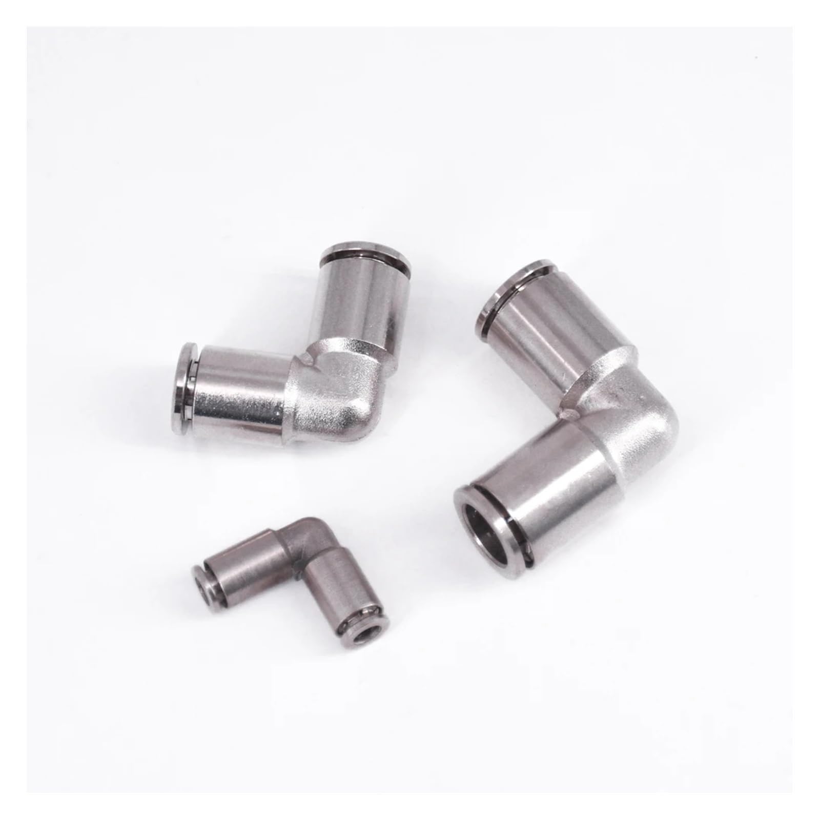 BALYDLUL Pneumatic Connectors 4/6/8/10/12/14/16mm Elbow Plated Brass Push In Connector Release Air Fitting Plumbing(6mm)