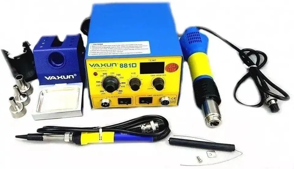 Estação Solda Retrabalho 2 Em 1 Yaxun 881d 127v