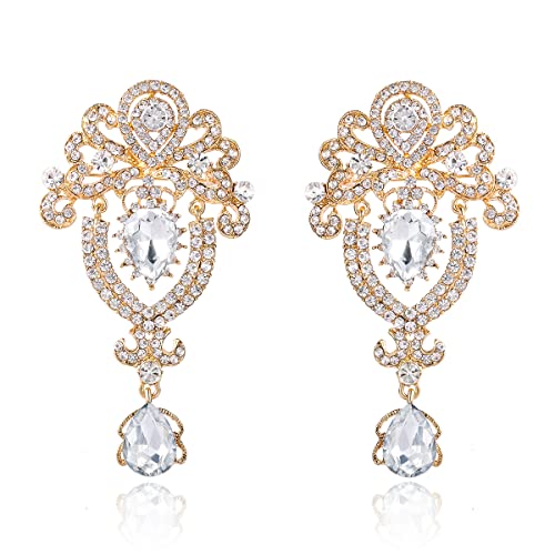 Broche fleur et poire en strass pour ajuster et sublimer vos vêtements