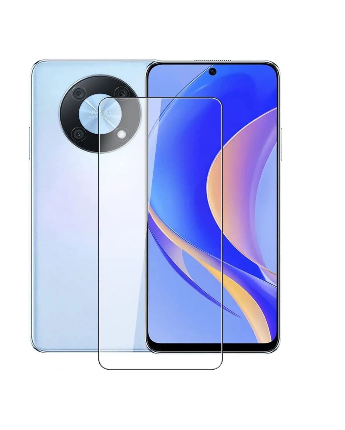 MuzzHuawei nova Y90 Screen Protector Glass Tempered Anti-Scratch 9H HD Protective Phone Film for Huawei nova Y90 Clear