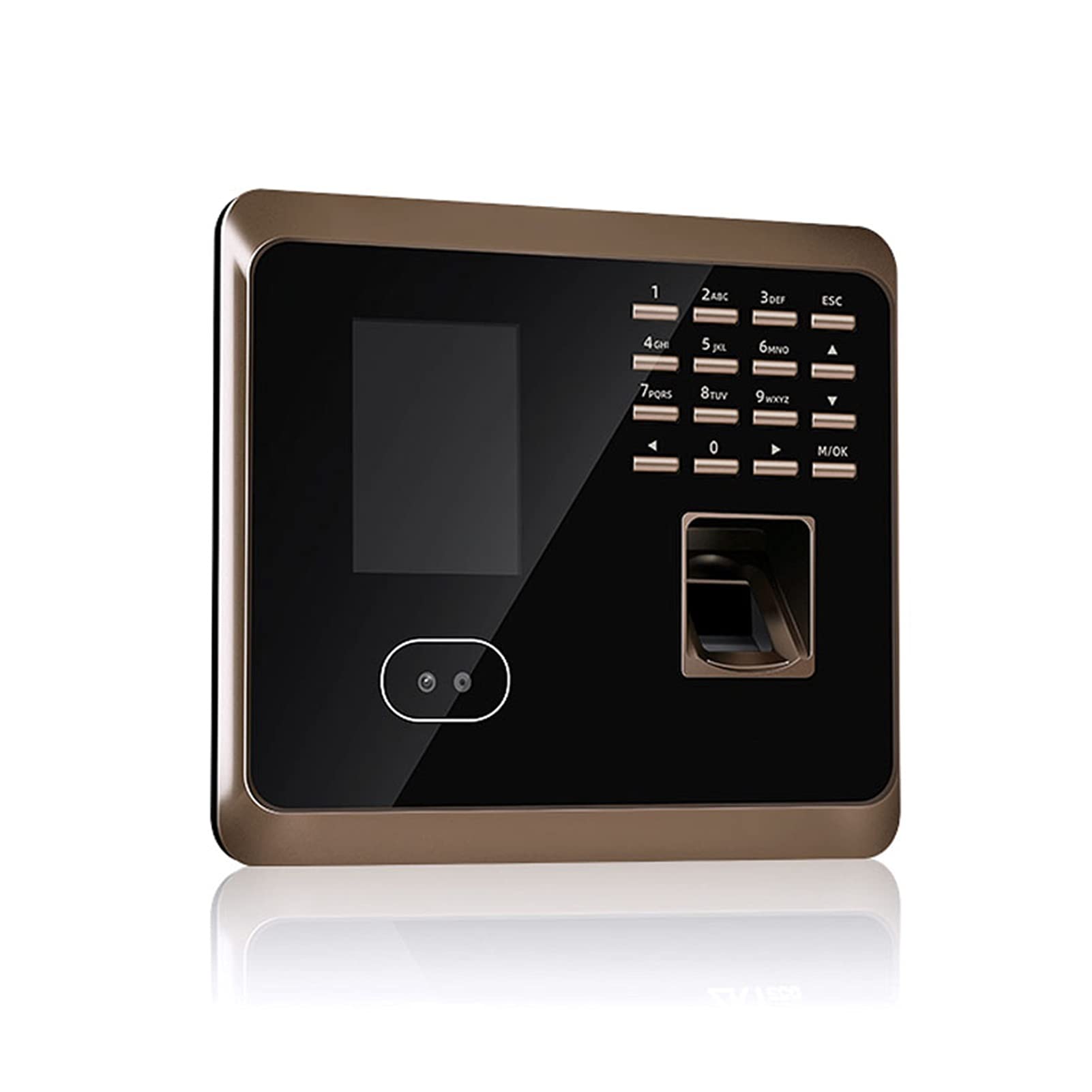 Inklokken in machine, WIFI TCP/IP USB-vingerafdruk Face Facial RFID-kaart Medewerker Tijdregistratie Machine Time Clock Time Recorder System Eenvoudig in te stellen, voor kleine bedrijven (Color