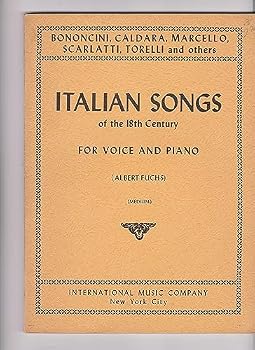Italian Songs of the 18th Century for Voice and Piano, Medium