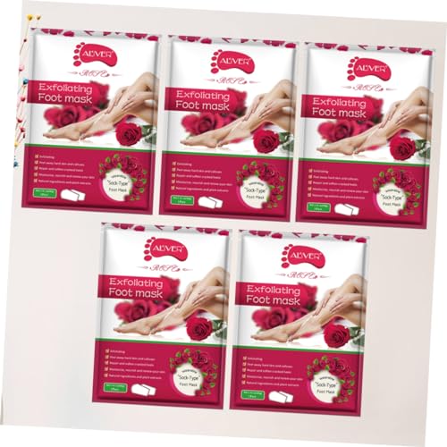 minkissy 15 Peças Máscara Esfoliante Para Os Pés Máscara De Cuidados Com Os Pés Máscara Esfoliante P