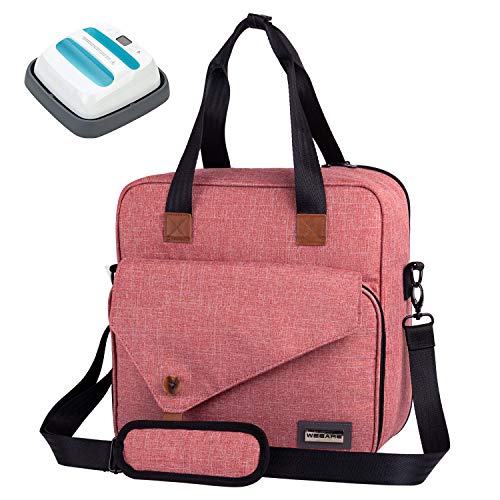 Weeare Cricut EasyPress Carrying Bag Compatible(9 x 9 Inch) Machine,Storage Tote Case Compatible with Cricut EasyPress 2and Accessoires (Pink)