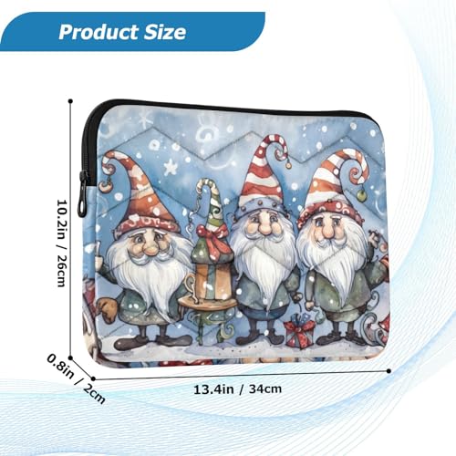 Funda para portátil 13-14 pulgadas impermeable con diseño navideño miniatura 3