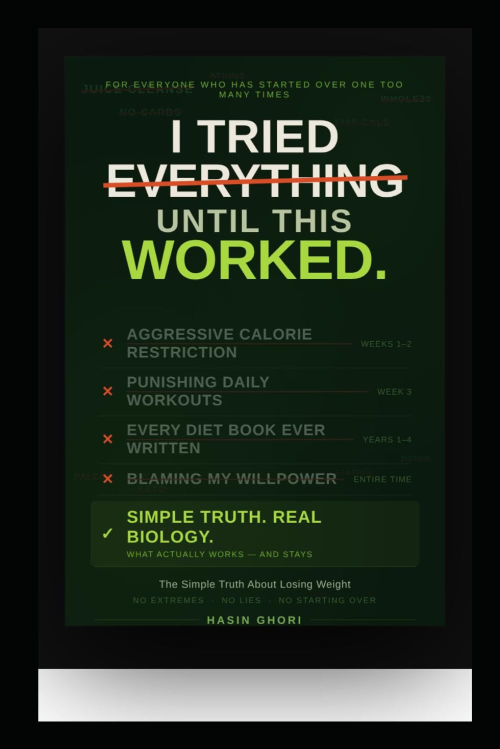 i tried everything until this worked: for everyone who has started over one too many times