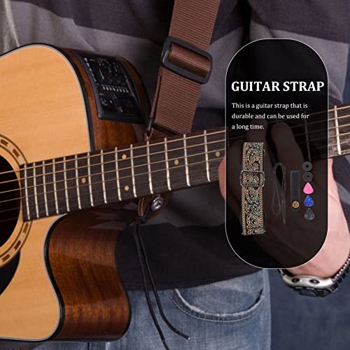 Milisten 1 ensemble de sangle exquise accessoires Braveur de guitare de guitare pratique - Les Beatles, Paul McCartney, John Lennon, RIngo Starr, George Harrison Milisten 1 ensemble de sangle exquise accessoires Braveur de guitare de guitare pratique – Image 4