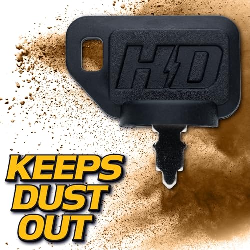 HD Switch Starter Ignition Key Switch Replaces Cub Cadet for LT2138 and 2166 Upgraded to Soft-Grip Umbrella Key - Includes 3 Keys and Free Carabiner