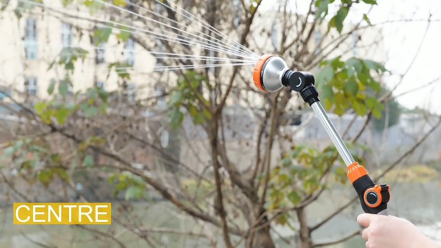 Pistola Irrigazione Giardino, 47Cm Acqua a Spruzzo Con 8 Modalità