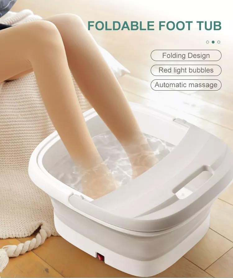 Masajeador Eléctrico de Pies Pedicure con Calor y Burbuja miniatura 3