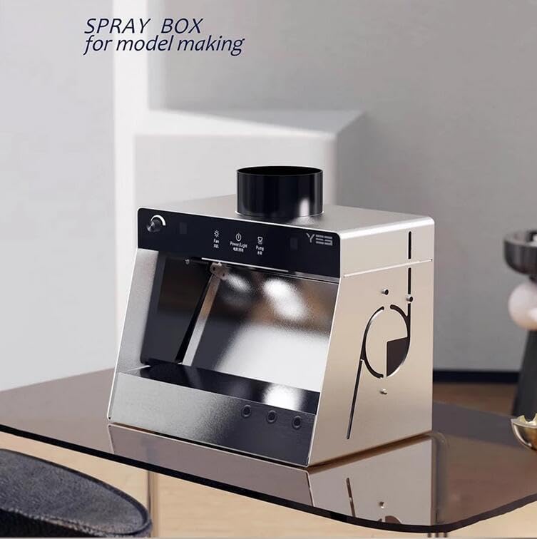 Spray Box for Model Making Water Curtain Spray Paint Booth Model Painting Hobby Workstation with Fume Extraction System