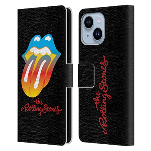 Étui Portefeuille The Rolling Stones pour iPhone 14 Plus en Cuir